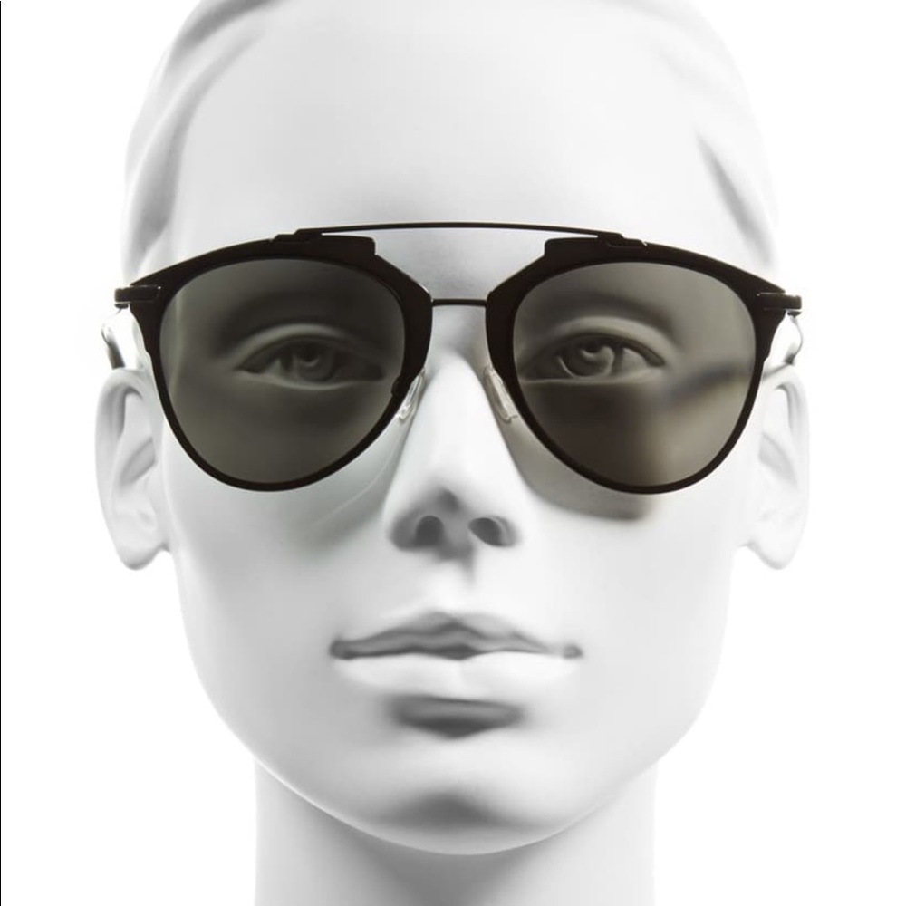 Dior Reflected 52mm Brow Bar Sunglasses - Picture 6 of 8